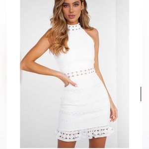 White lace dress